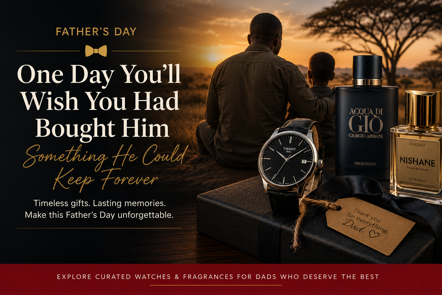 One Day You'll Wish You Had Bought Him Something He Could Keep Forever