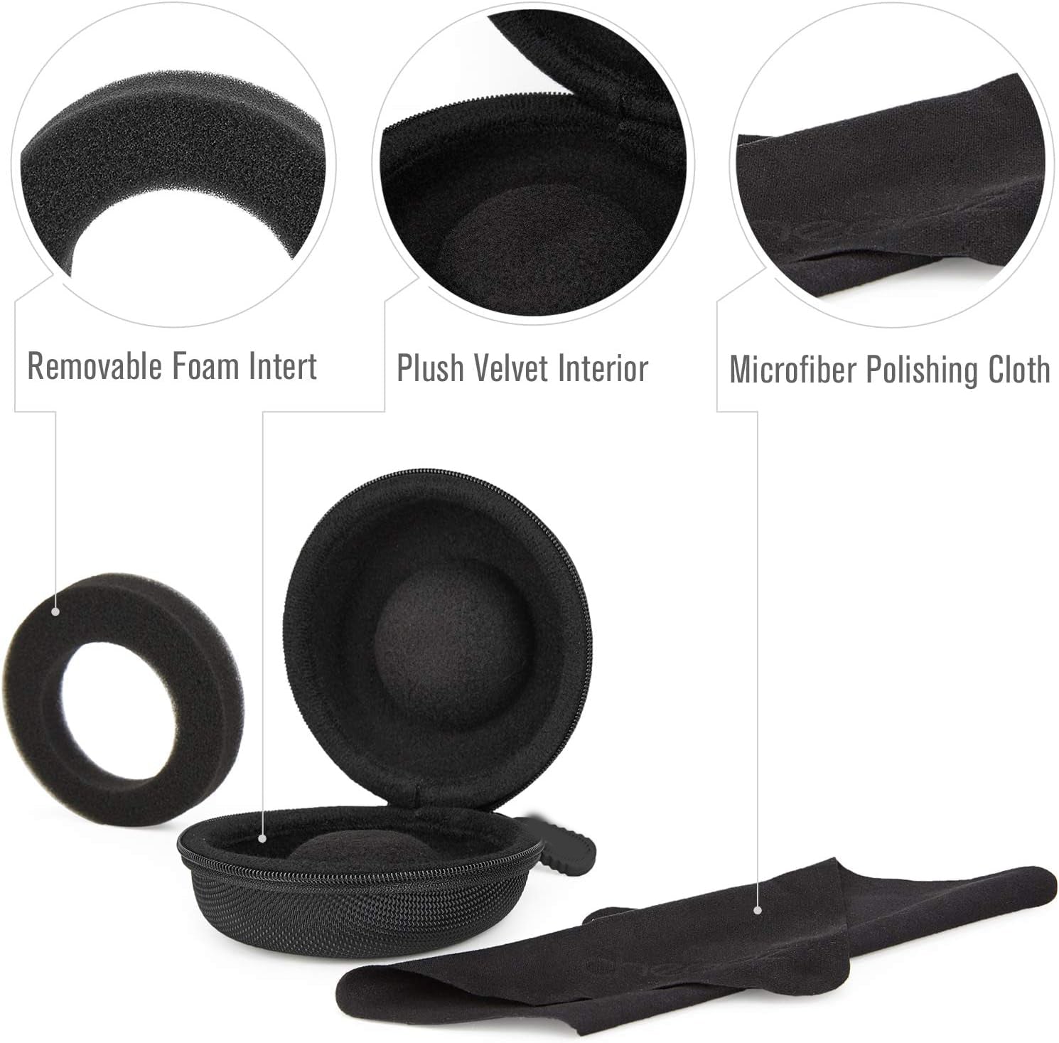 Noel Single watch case - Black