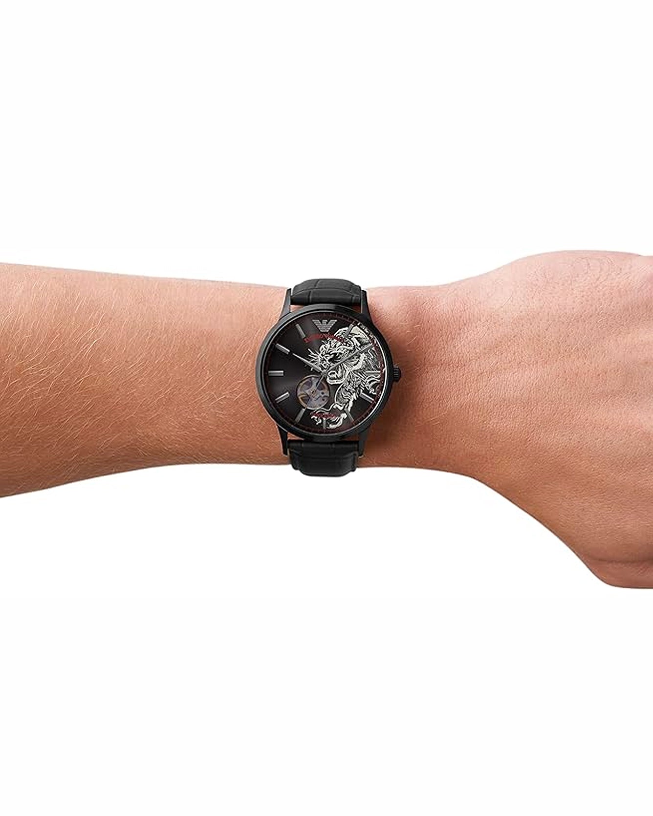 AR60046 Emporio Armani Meccanico Skeleton Watch