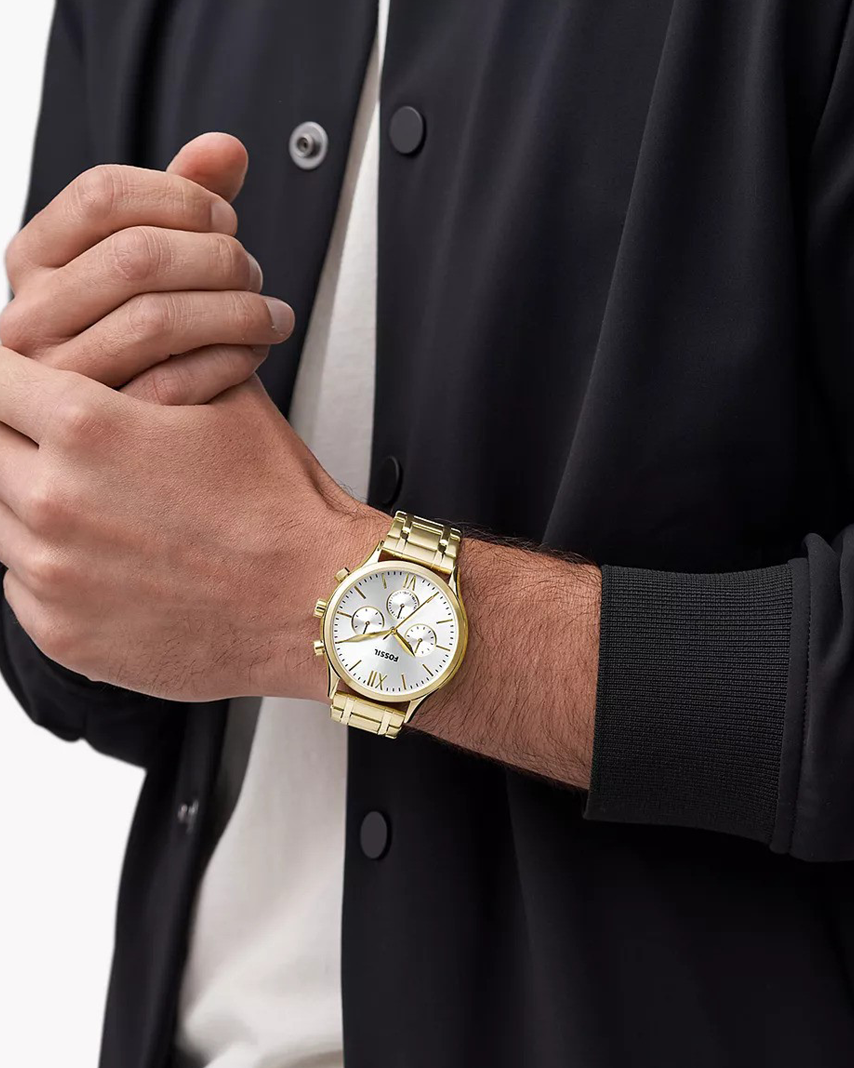 BQ2809 Multifunction Stainless Steel Watch