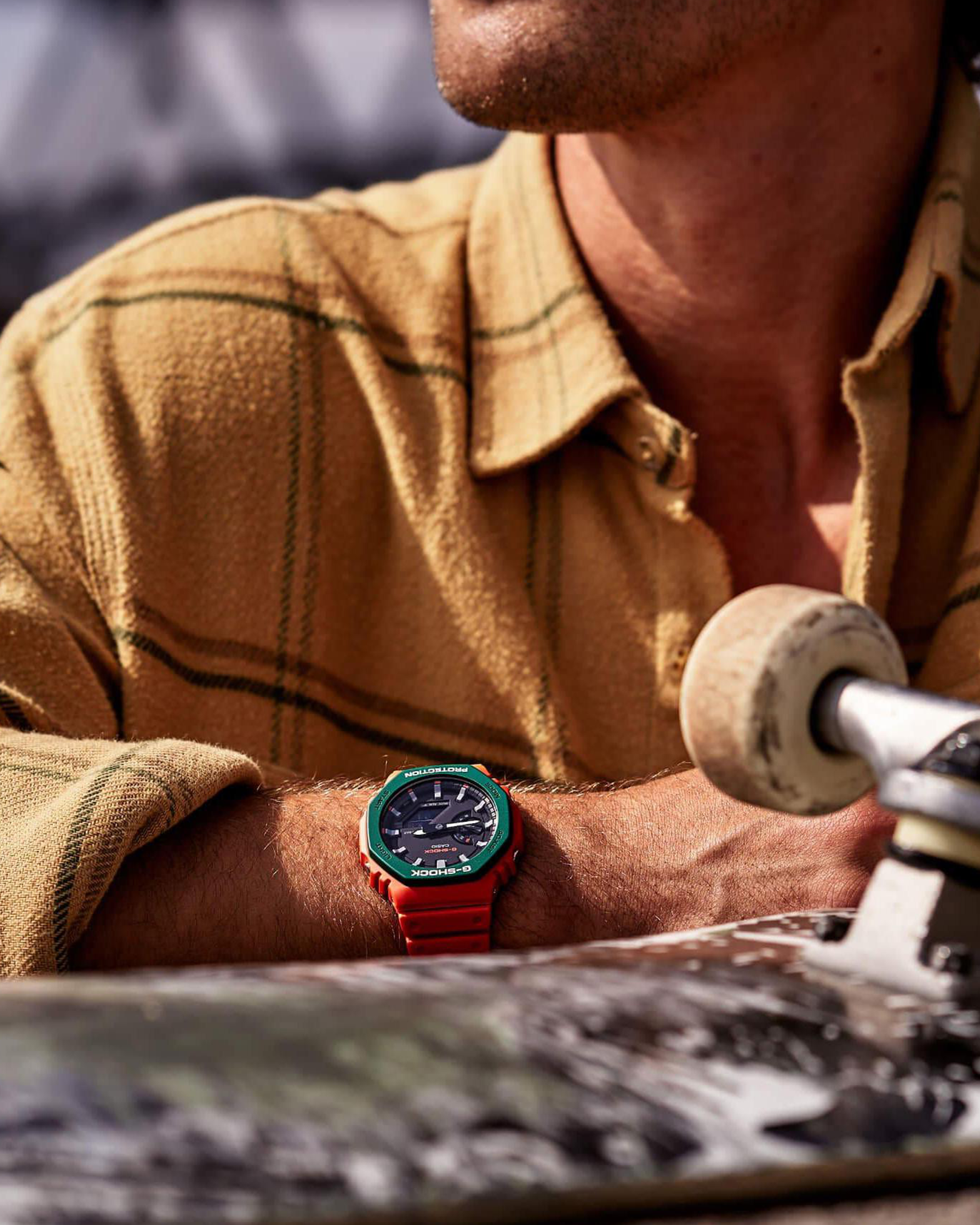 GA-2110SC-4A Digital-Analog Watch