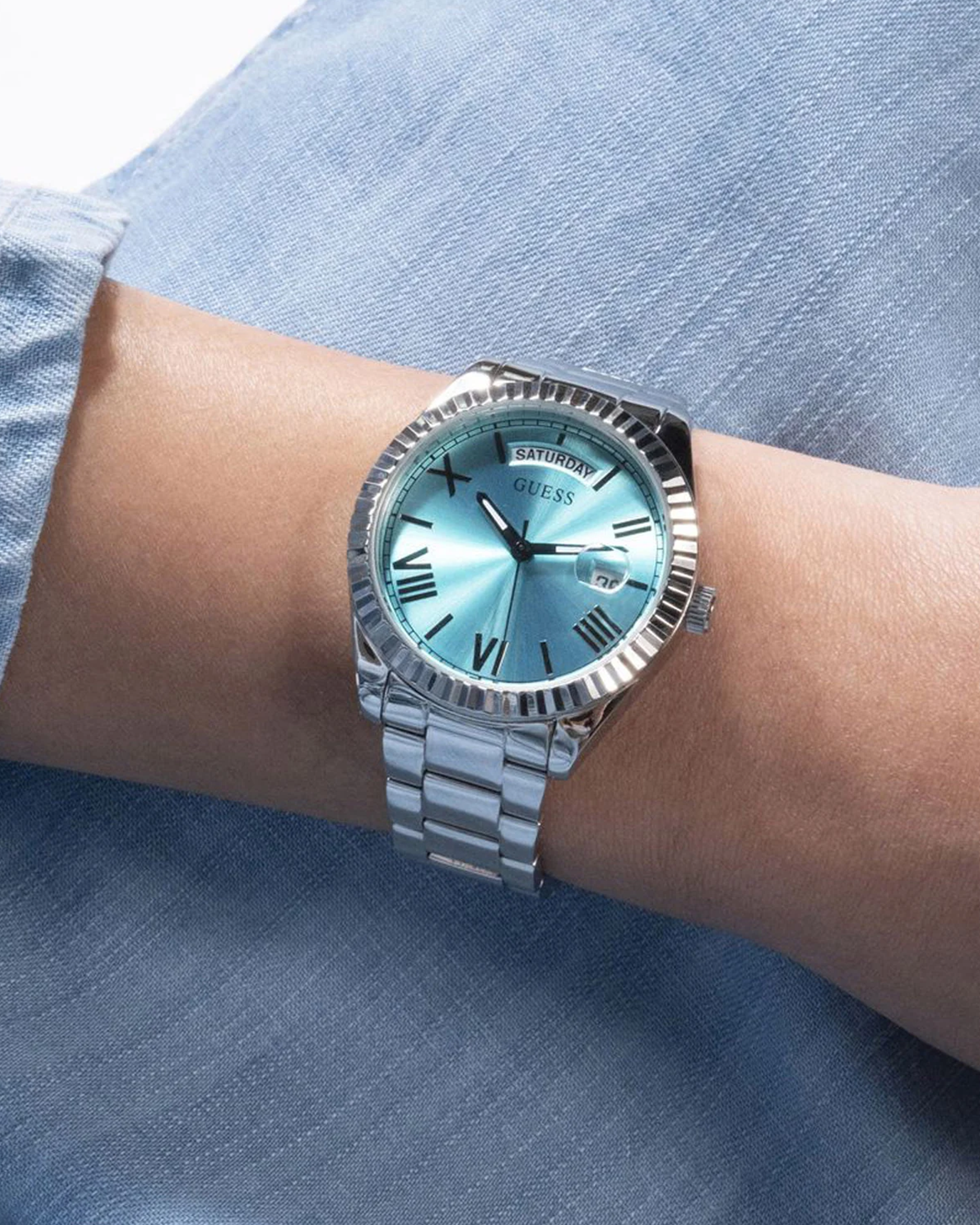 GW0308L4 Silver Tone Ladies Watch