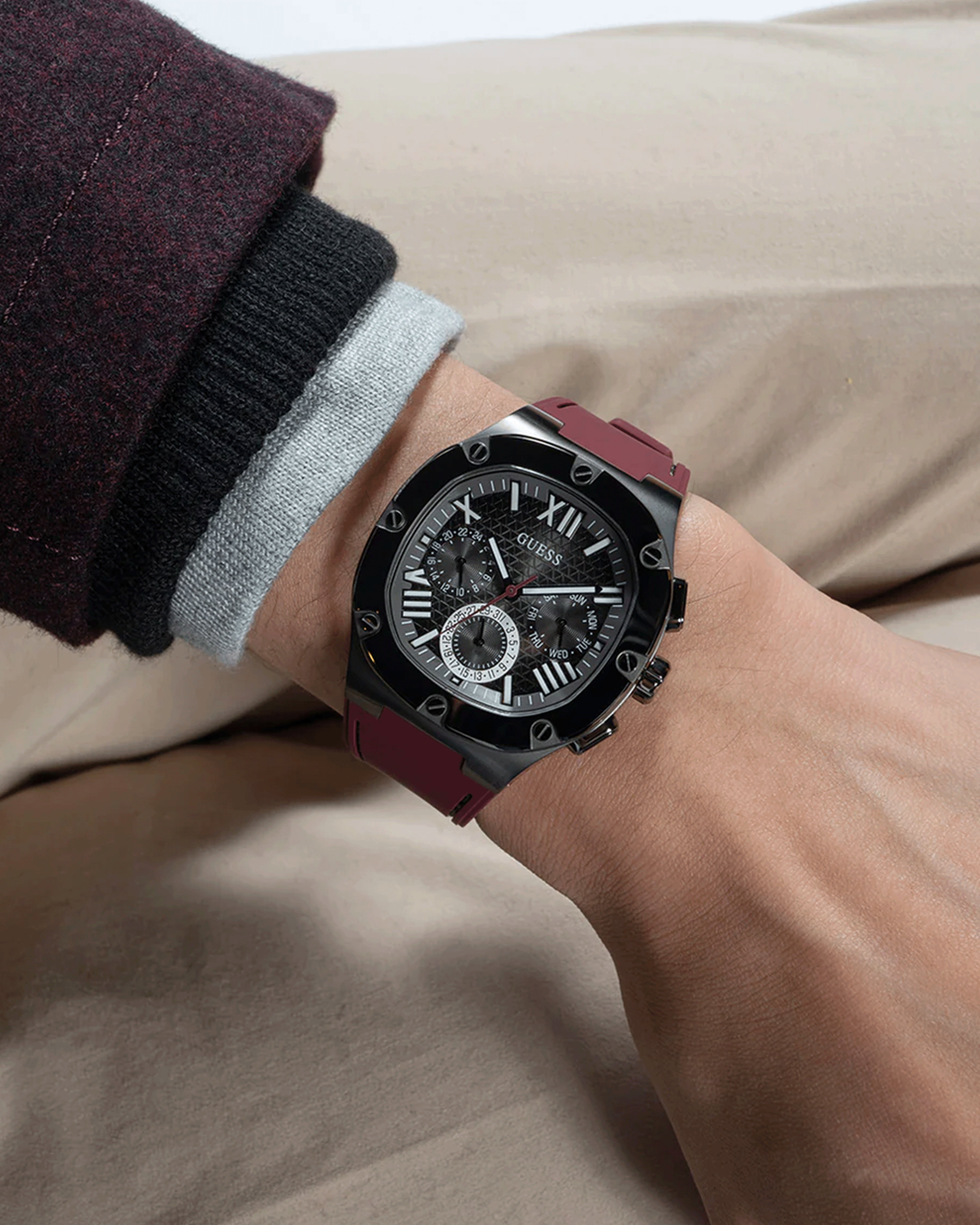 GW0571G4 Mens Gunmetal Watch