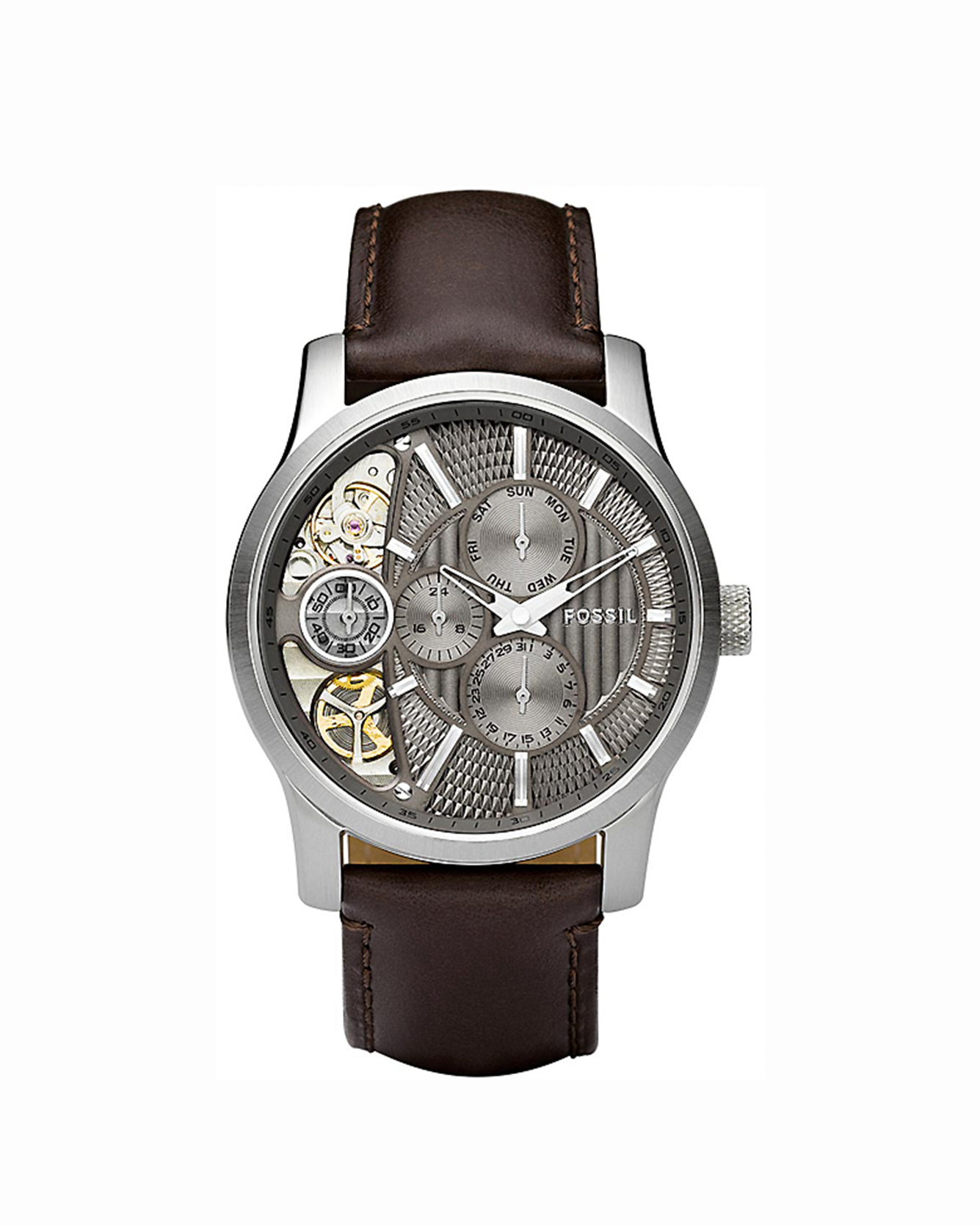 ME1098 Fossil Twist Brown Automatic Watch