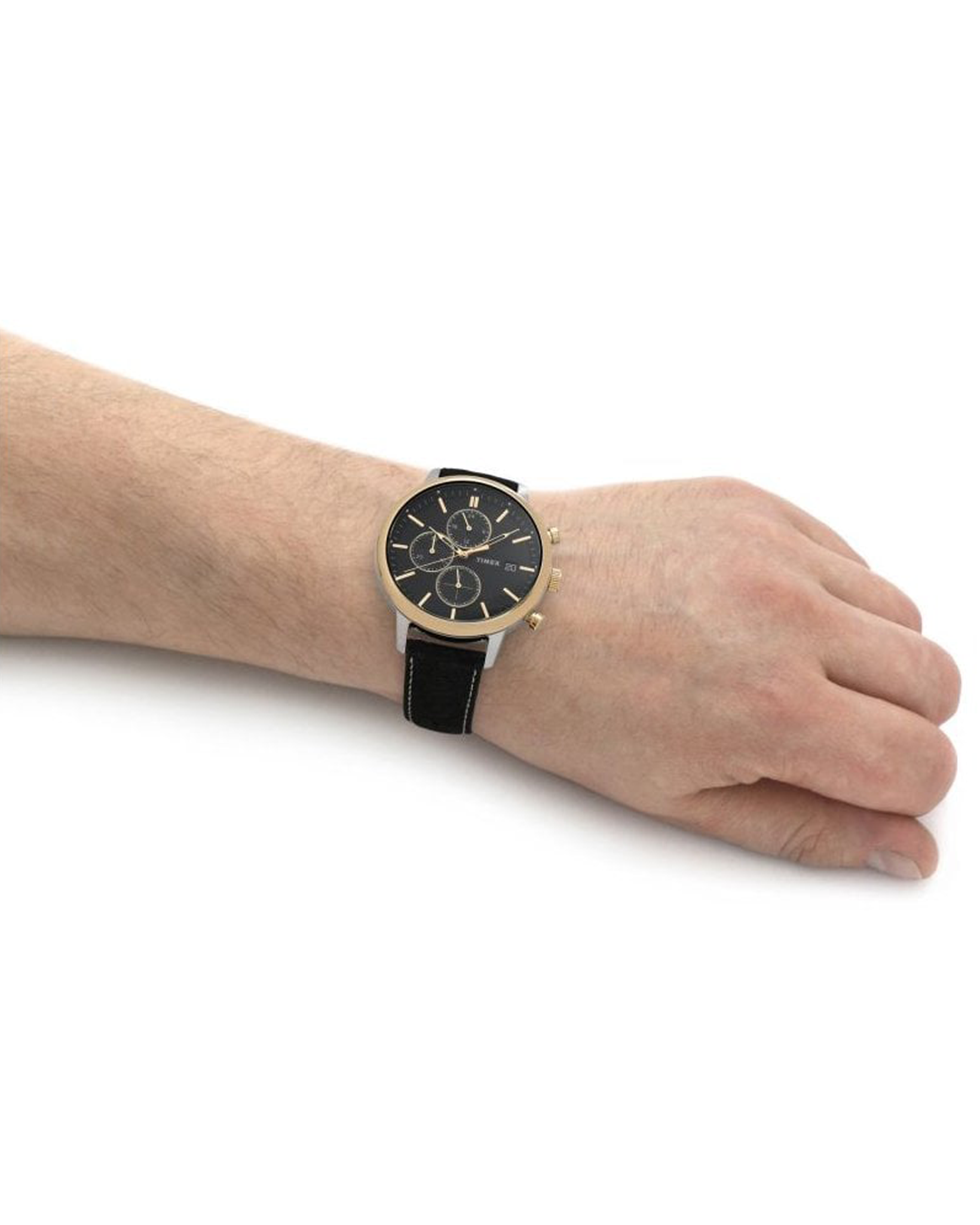 TW2U39100VQ Chronograph Leather Watch