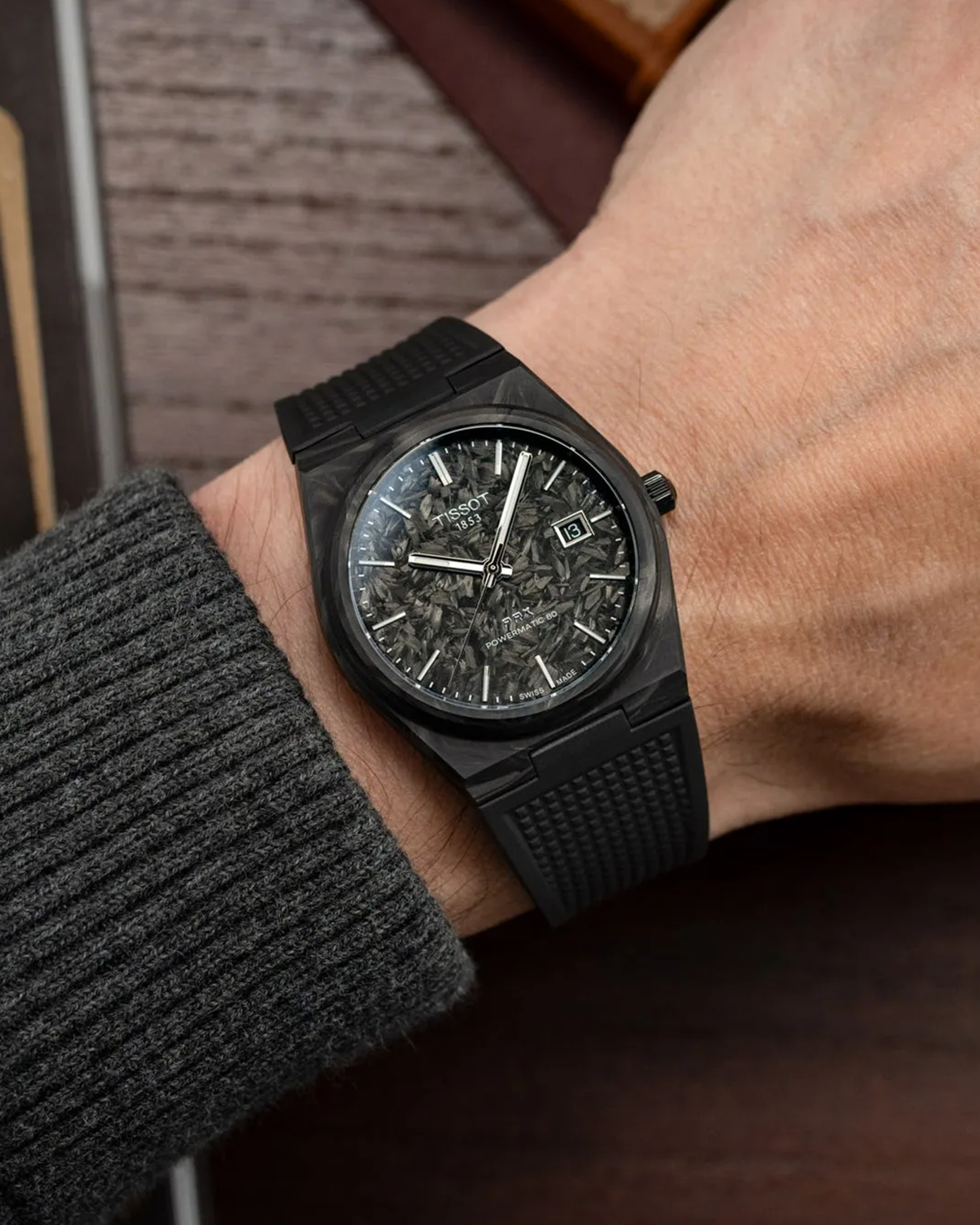 T137.907.97.201.00 PRX Powermatic 80 Carbon Watch