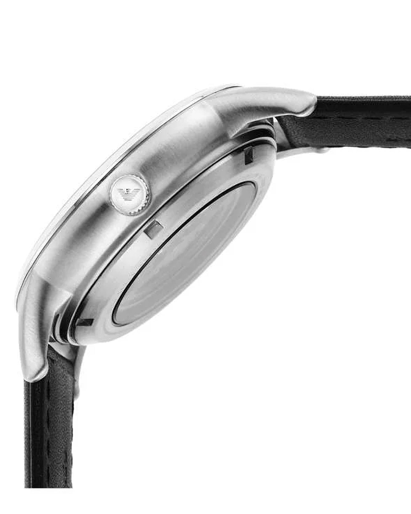 AR60038 Emporio Armani Round Black Men Watch