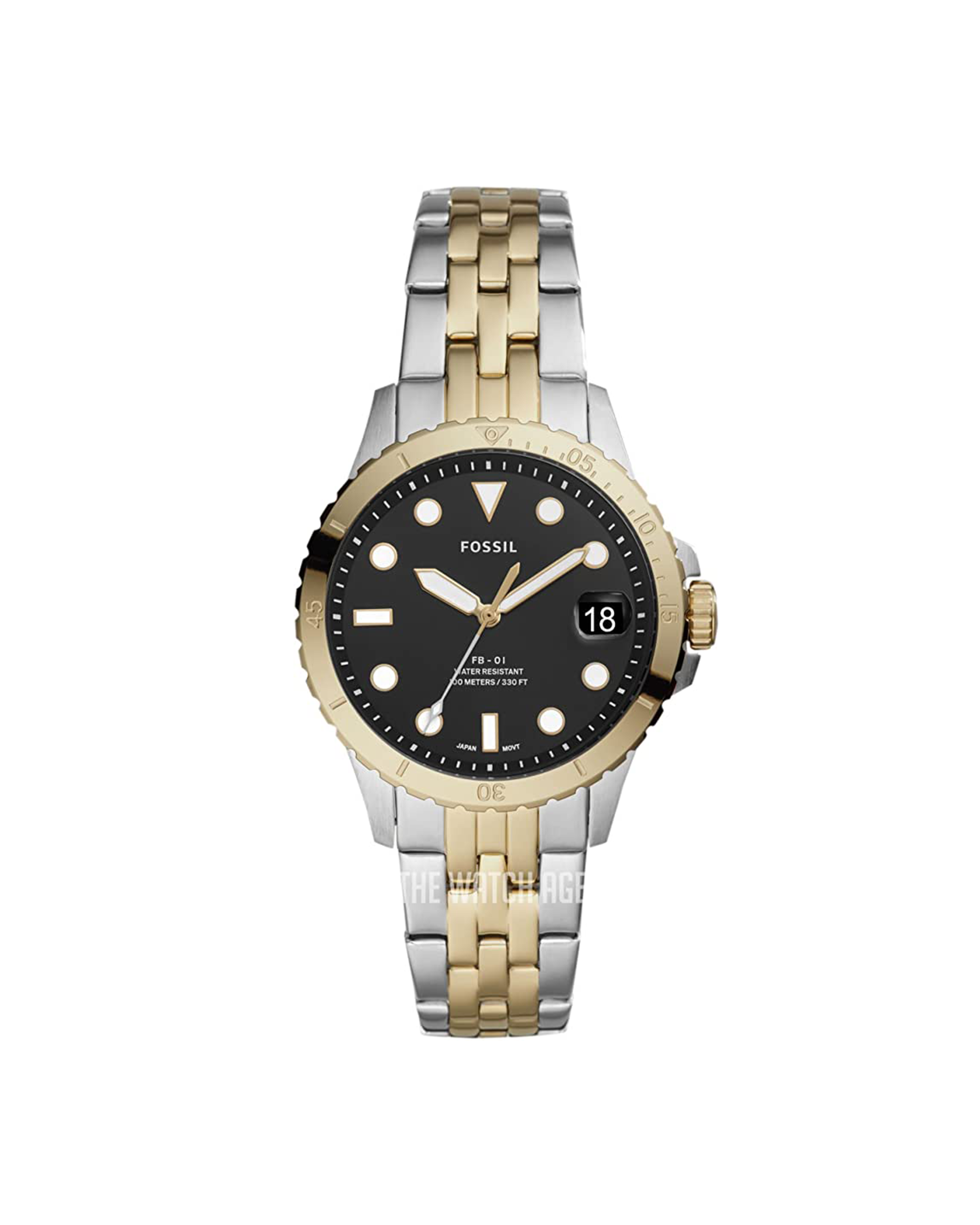 ES4745 FB-01 Two Tone Watch