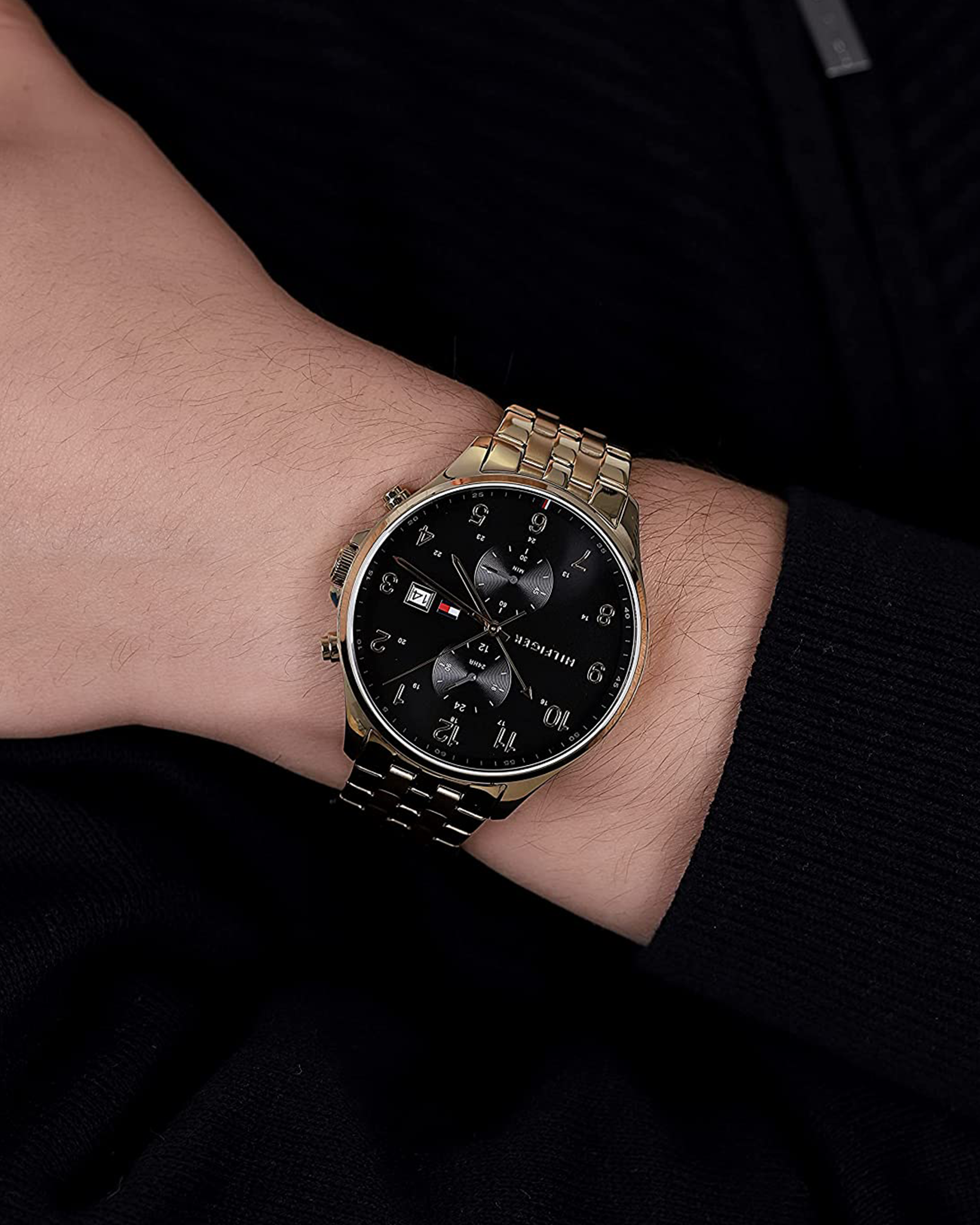1791708 Gold Multifunction Watch
