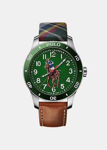 Polo Watch Green Dial - 557276