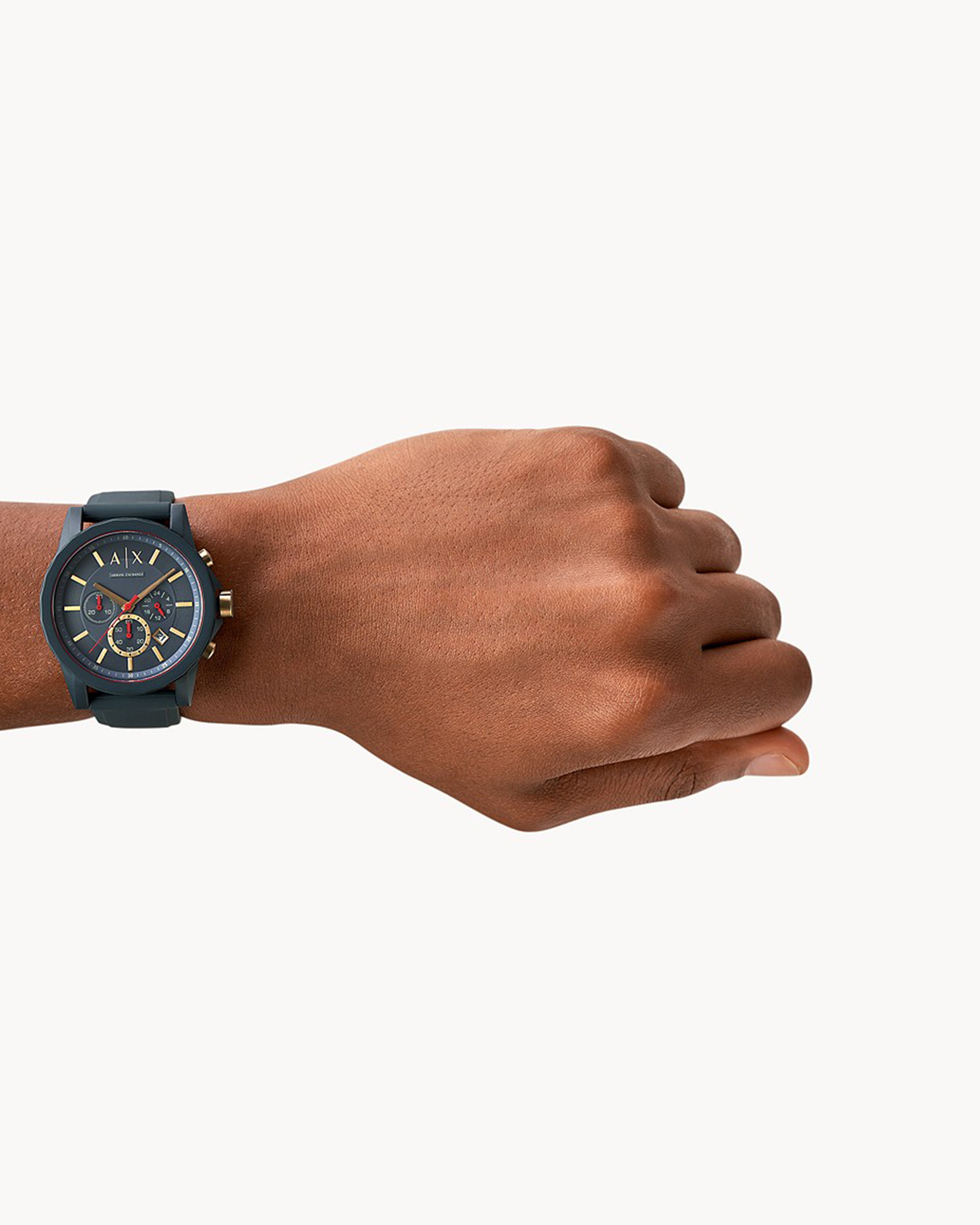 AX1335 Blue Silicone Watch