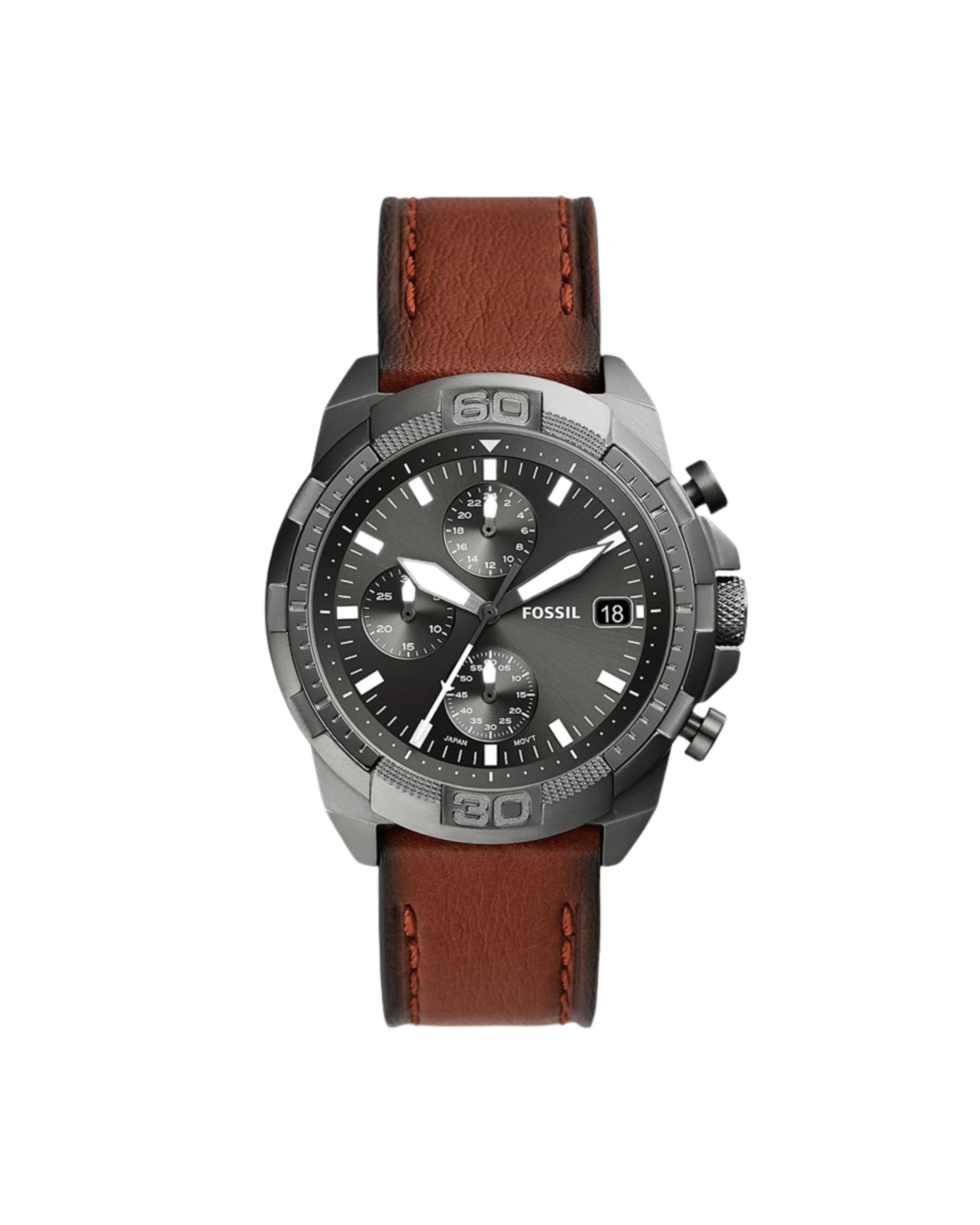 FS5855 Brown LiteHide™ Leather Watch