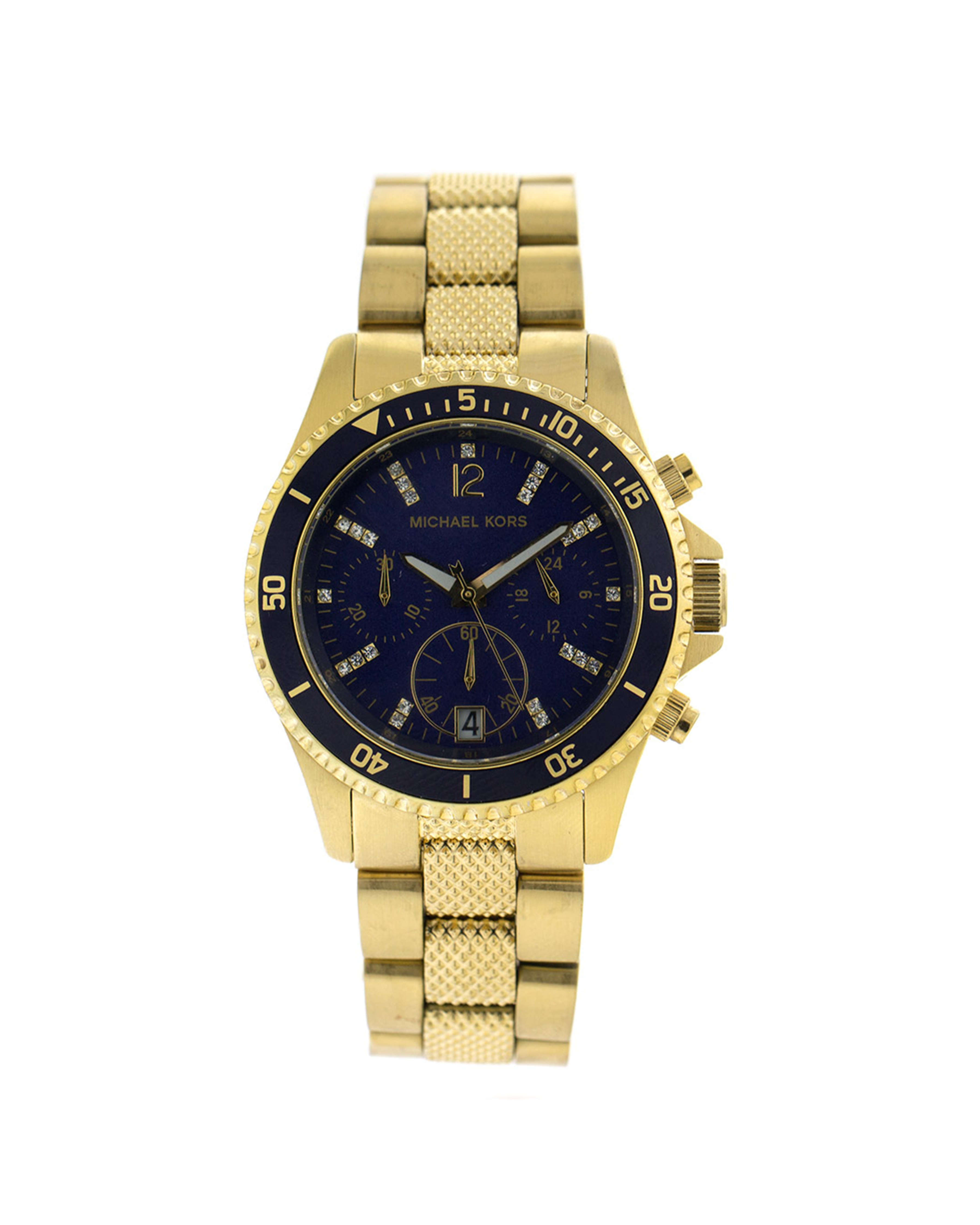 MK5447 Michael Kors Gold- Blue Dial Watch