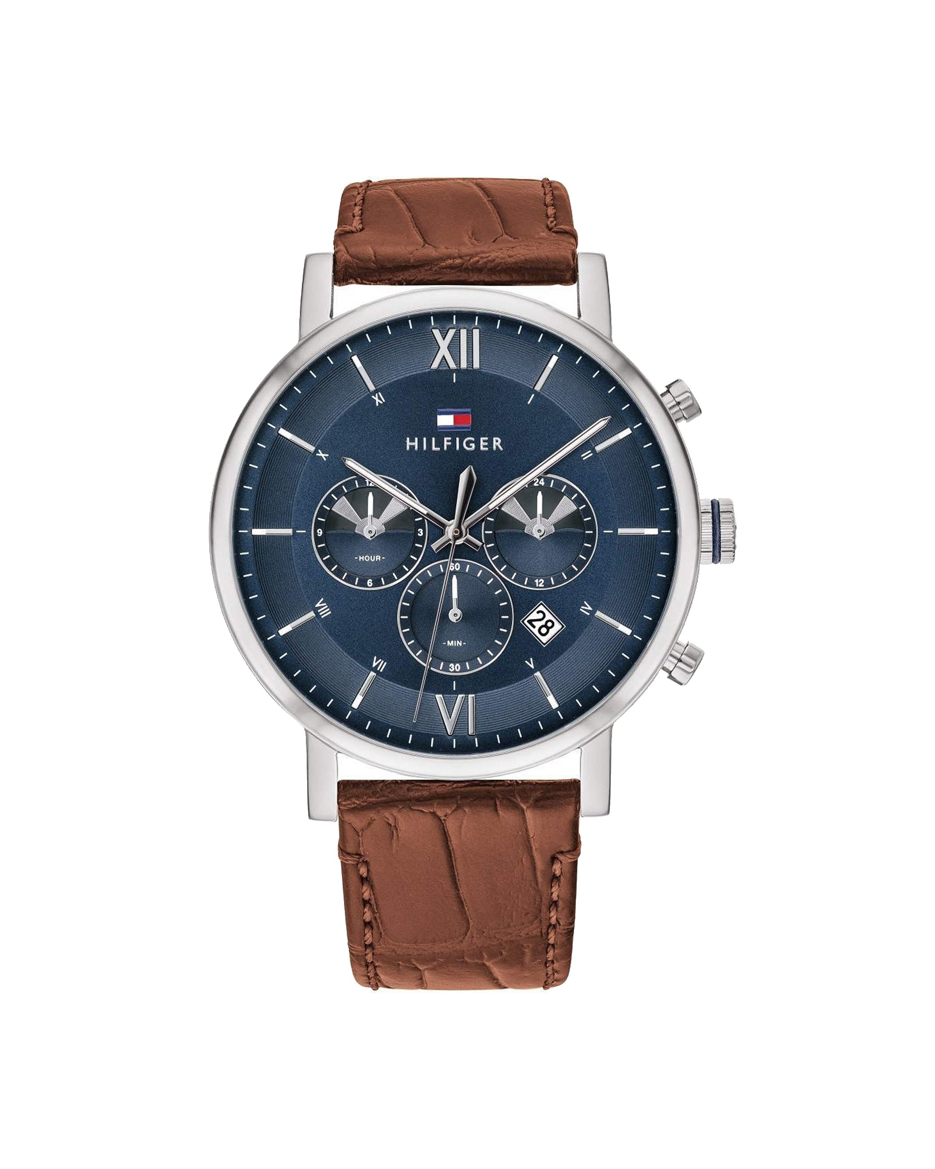 1710393  Leather Strap Watch