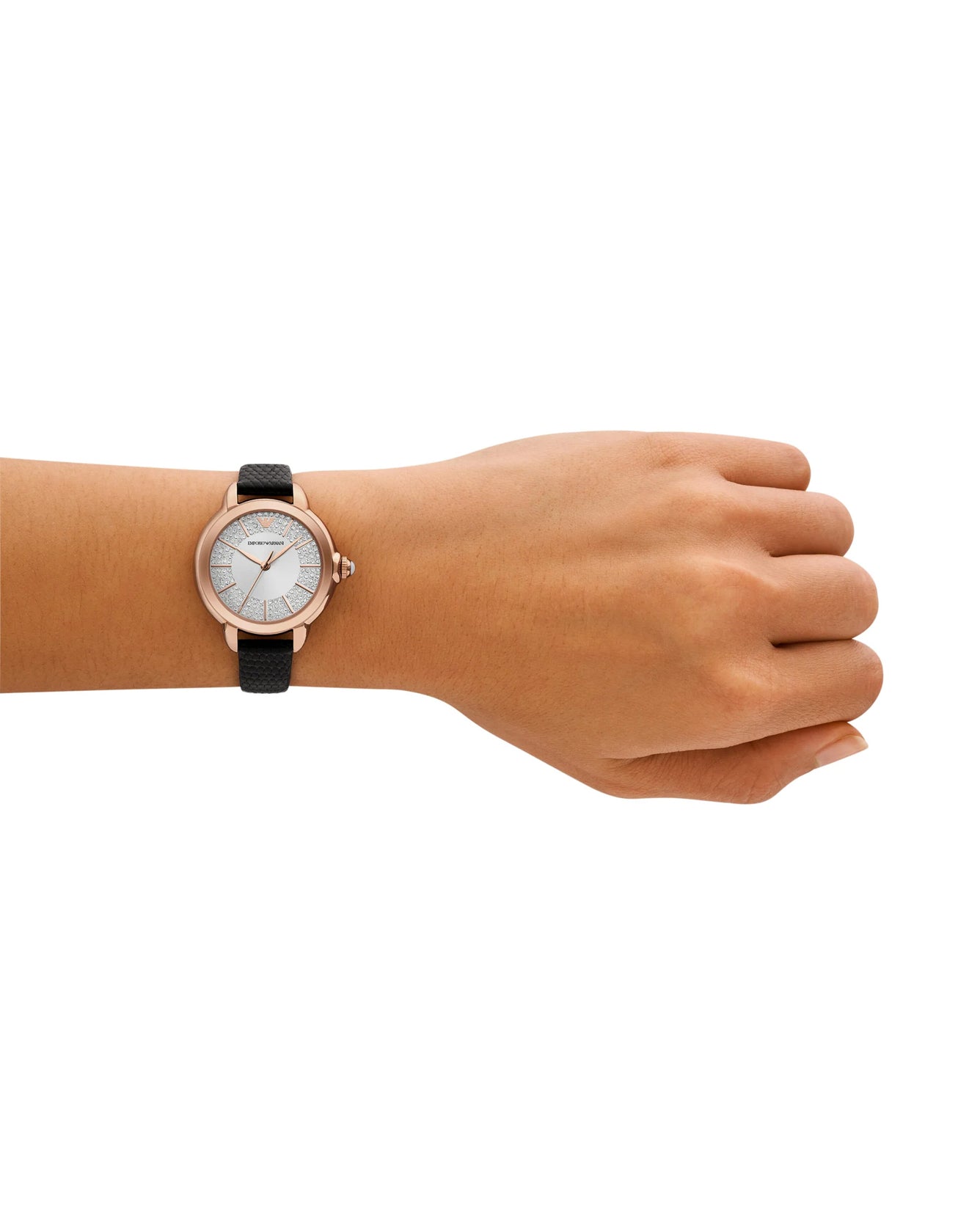 AR11631 Emporio Armani Black Analogue Watch