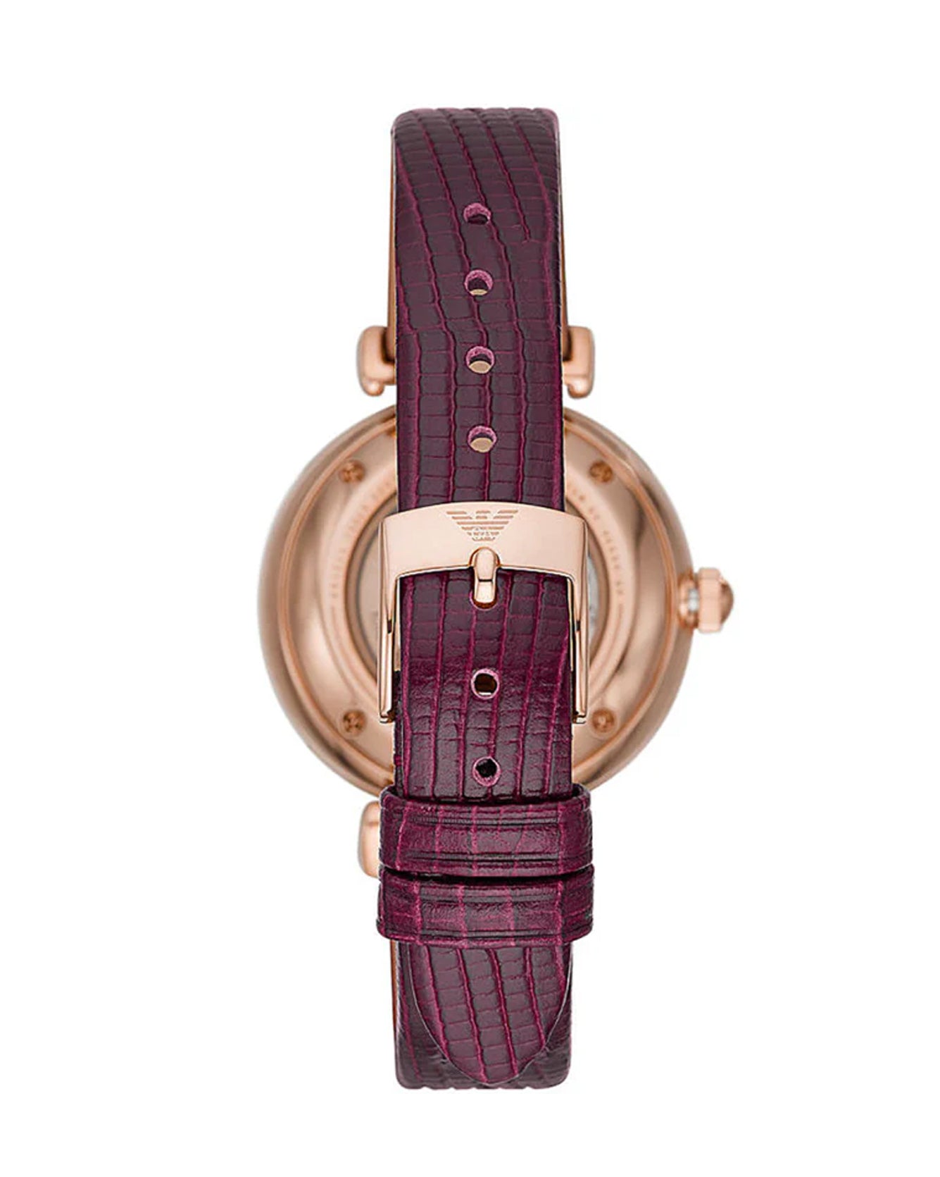AR60044 Emporio Armani Meccanico Automatic Burgundy watch
