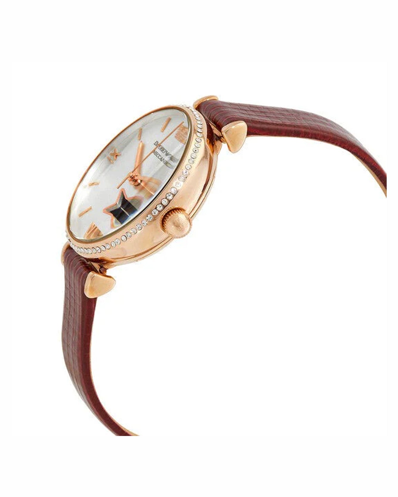 AR60044 Emporio Armani Meccanico Automatic Burgundy watch