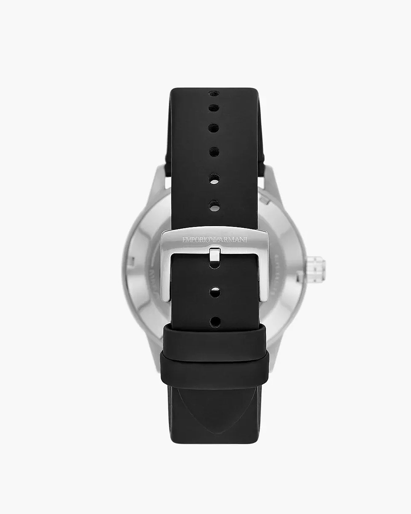 AR60051 - Emporio Armani Automatic Black Leather Watch