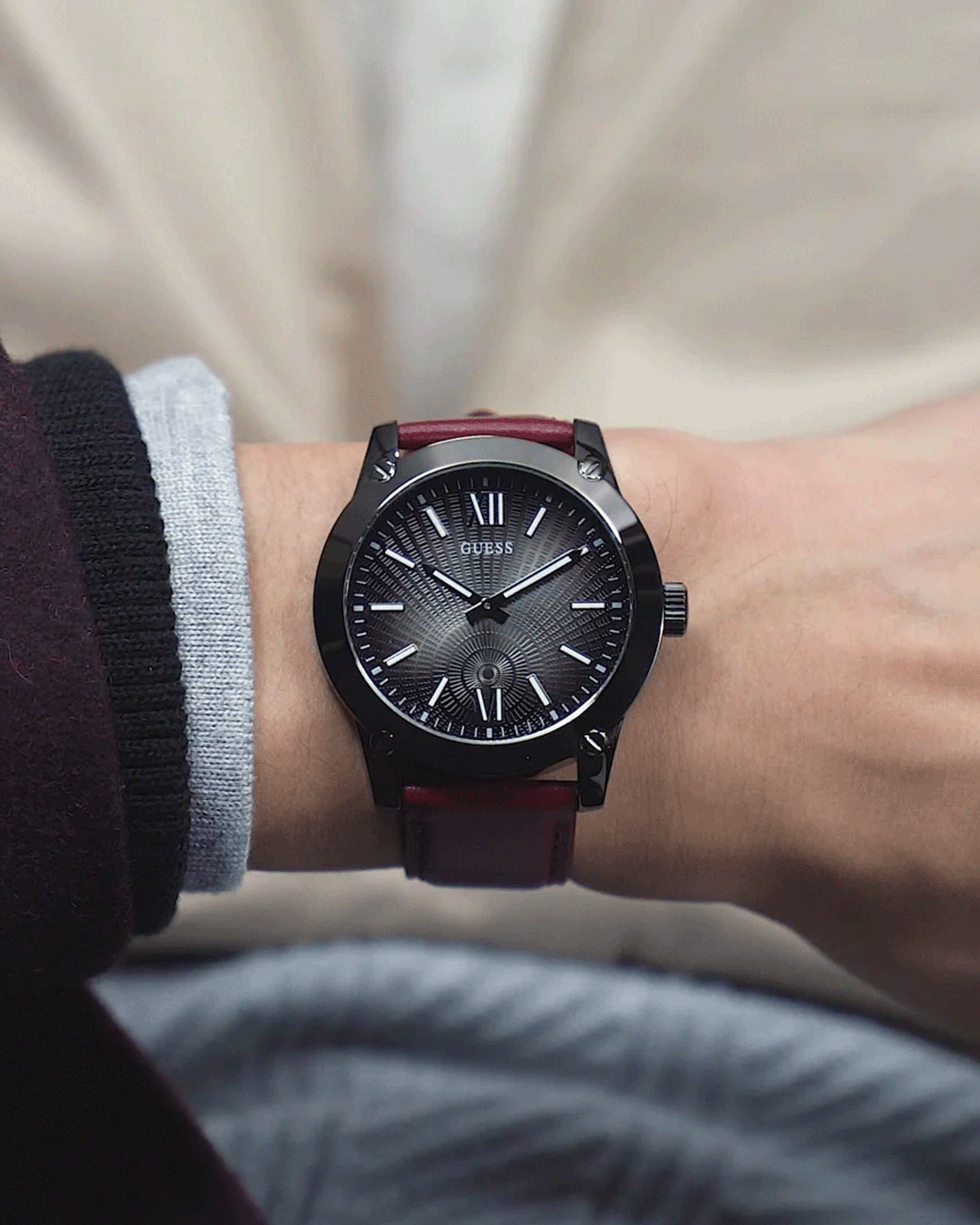GW0628G4 Mens Gunmetal Watch