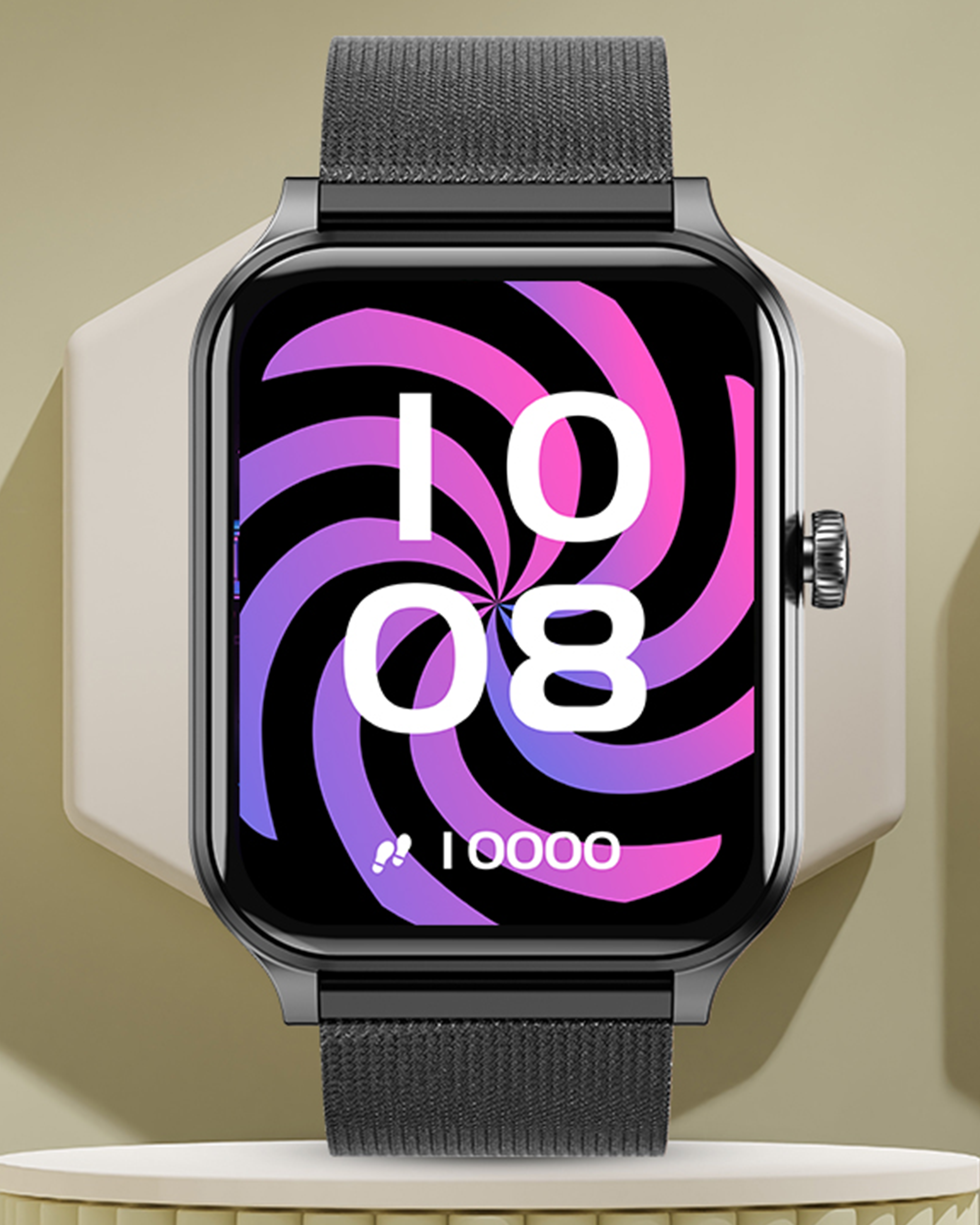 M03 - Metalic Black Smart Watch