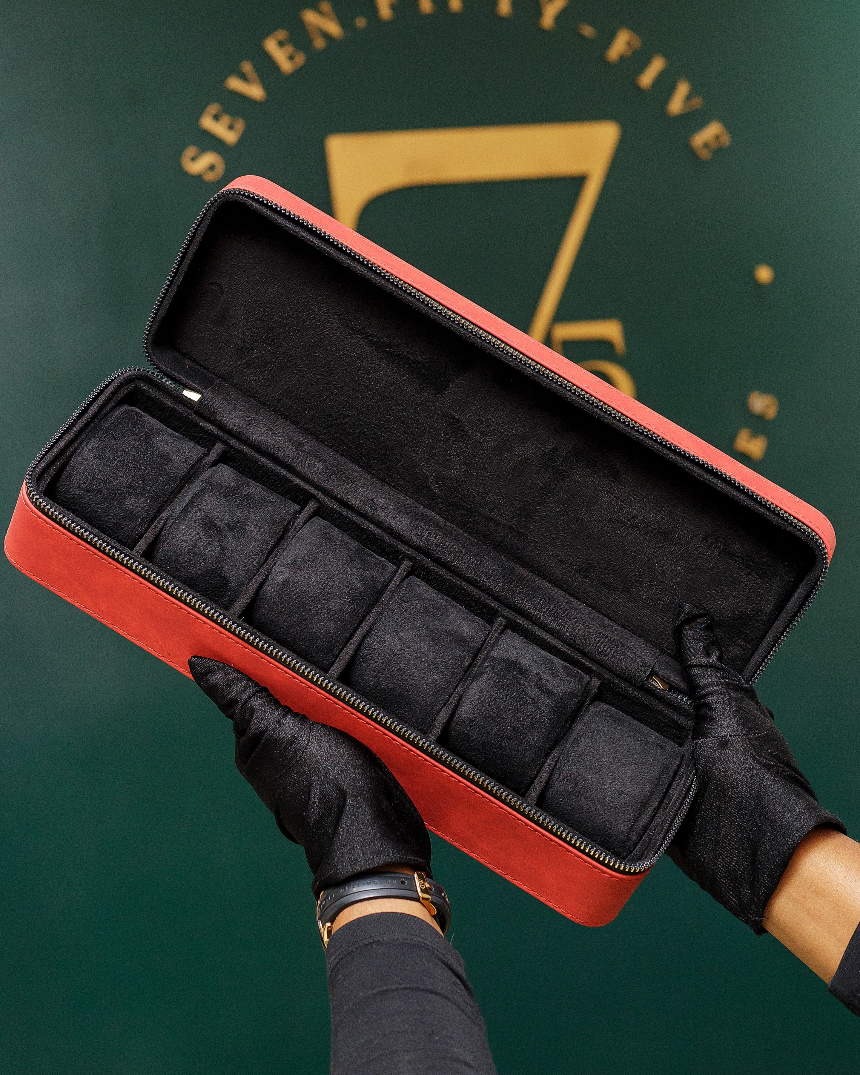 Mosaic 6 Red Watch Case