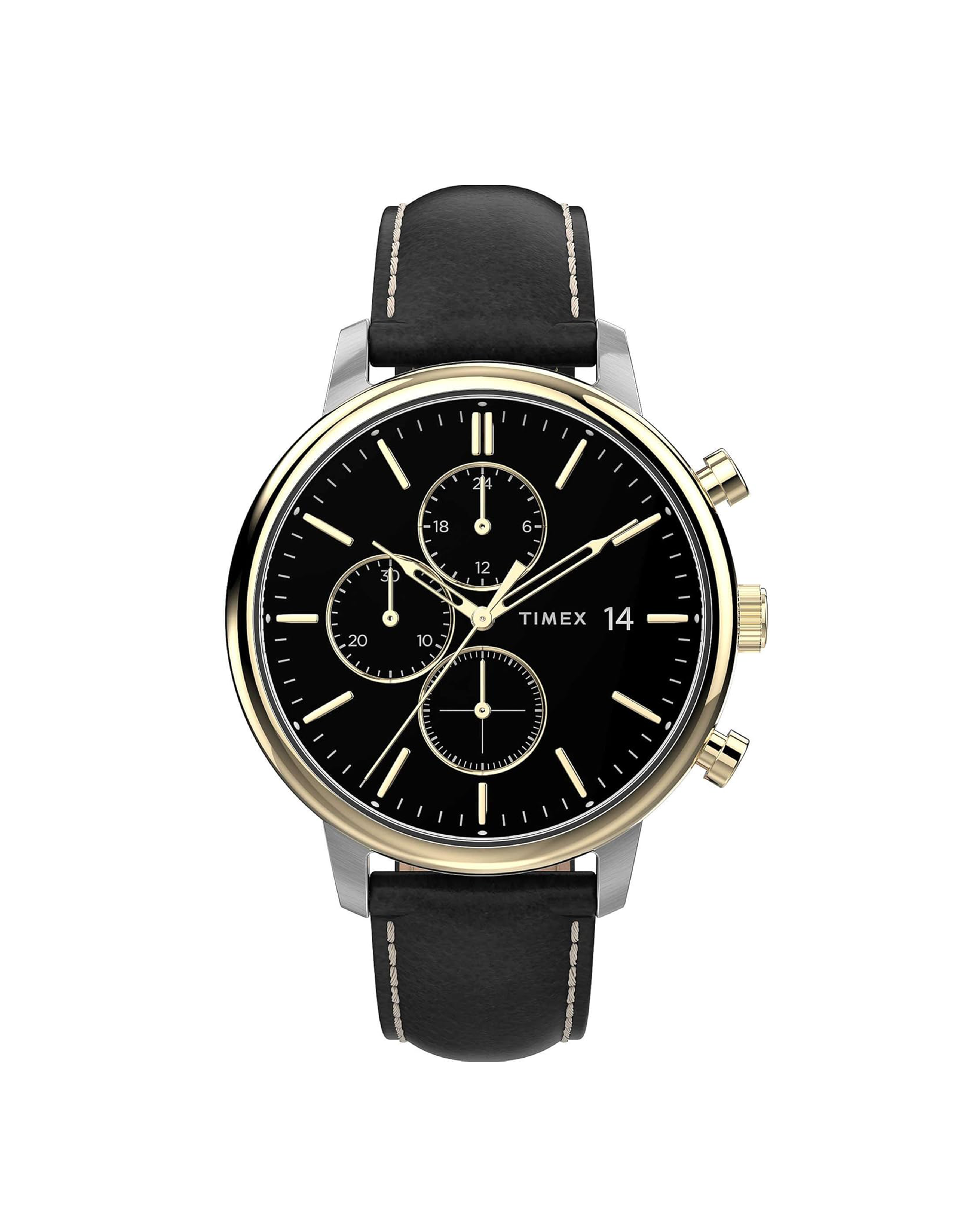 TW2U39100VQ Chronograph Leather Watch