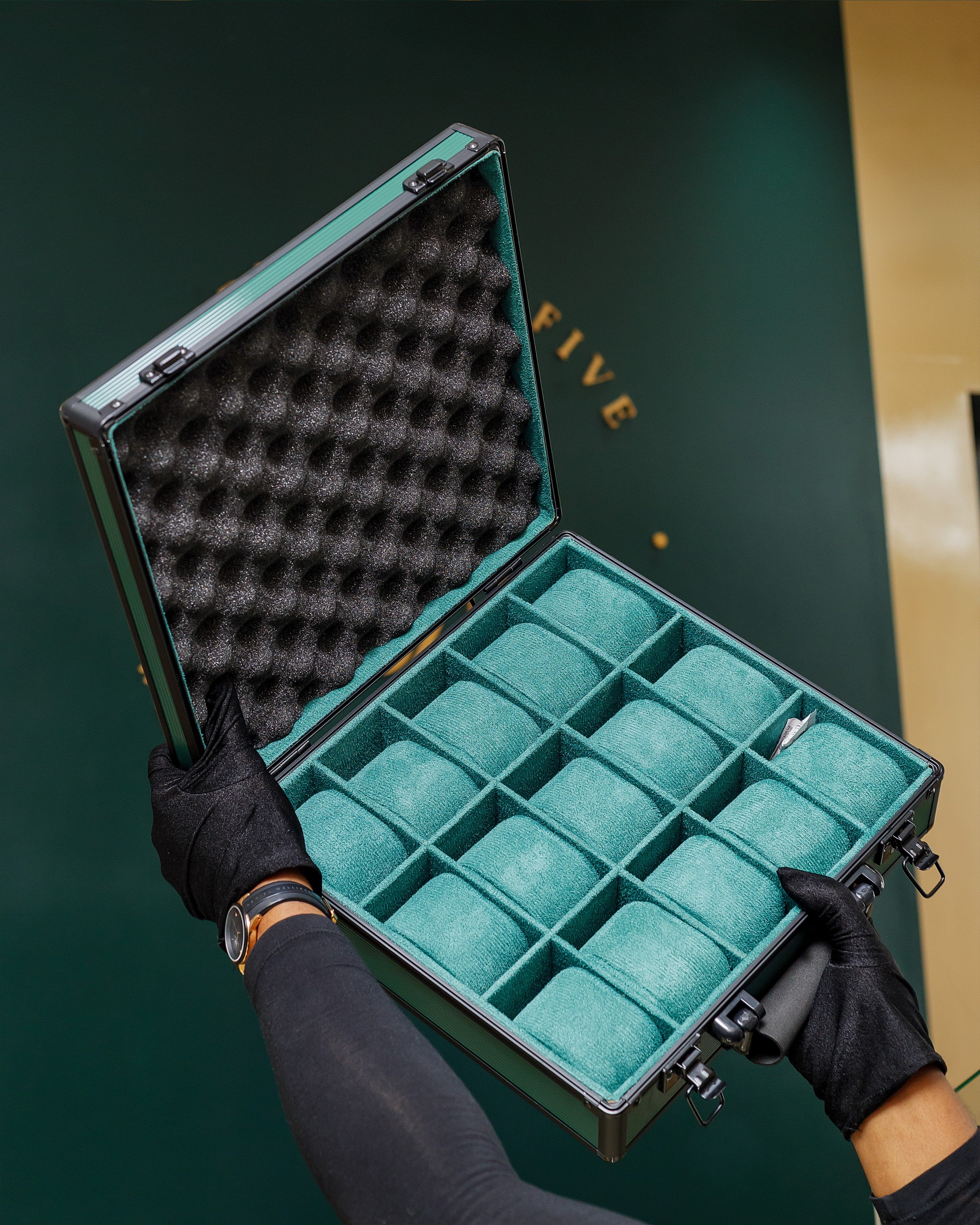 Tanti 15 Green Watch case