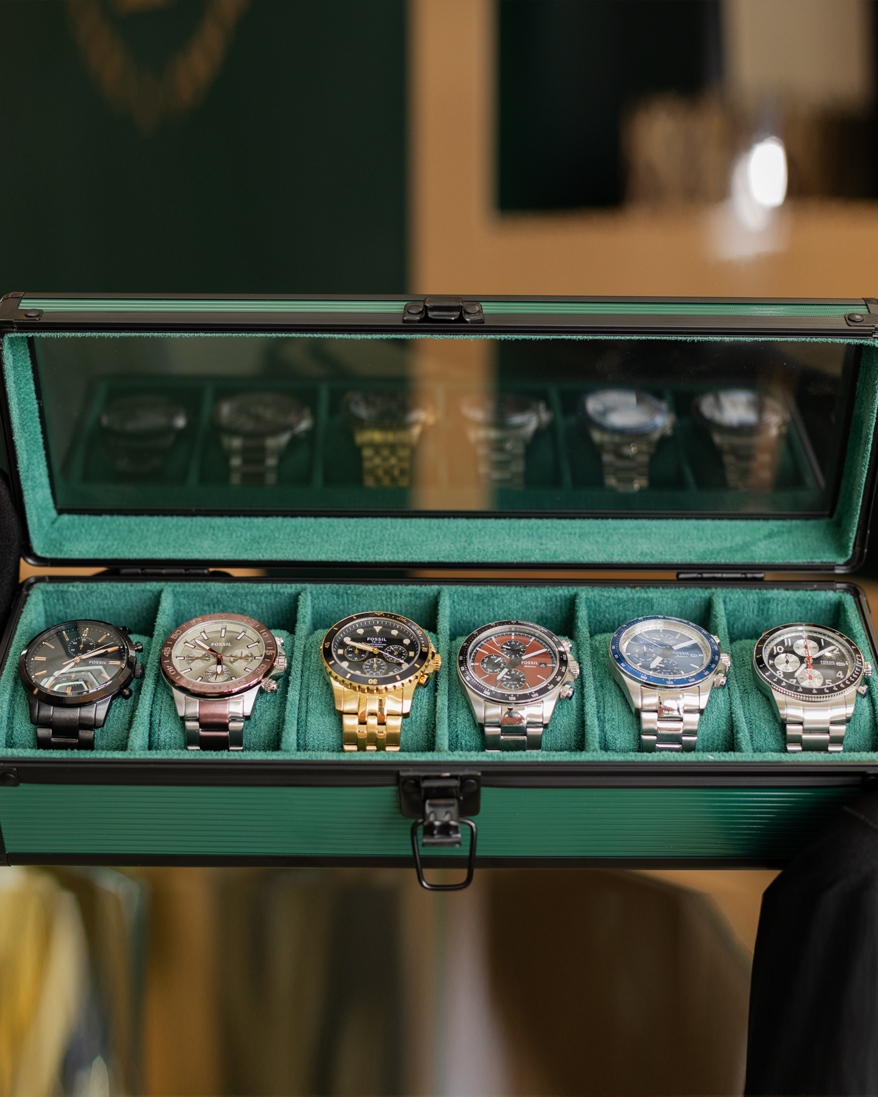 Tanti Glass 6 Green Watch Case