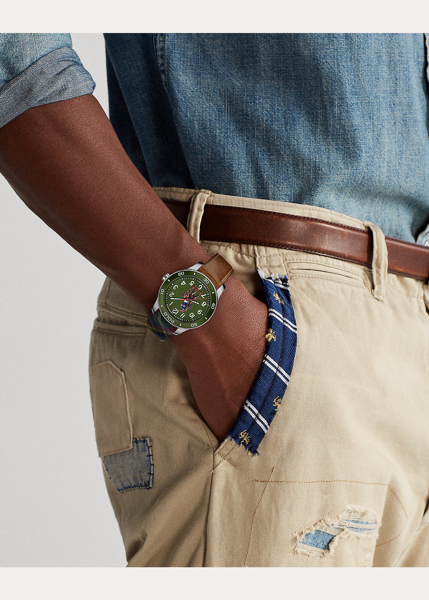 Polo Watch Green Dial - 557276