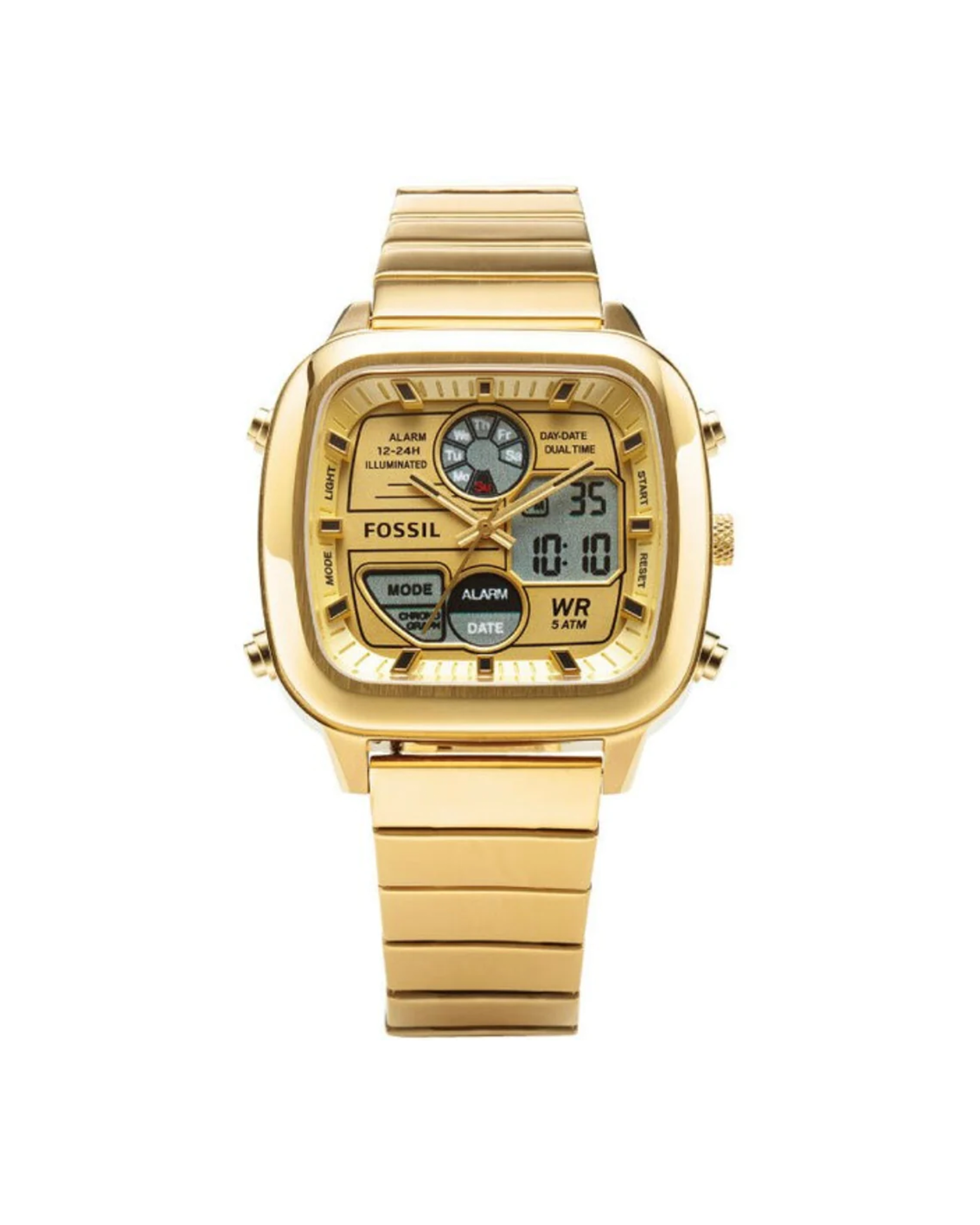 FS5889 Retro Analog-Digital Watch