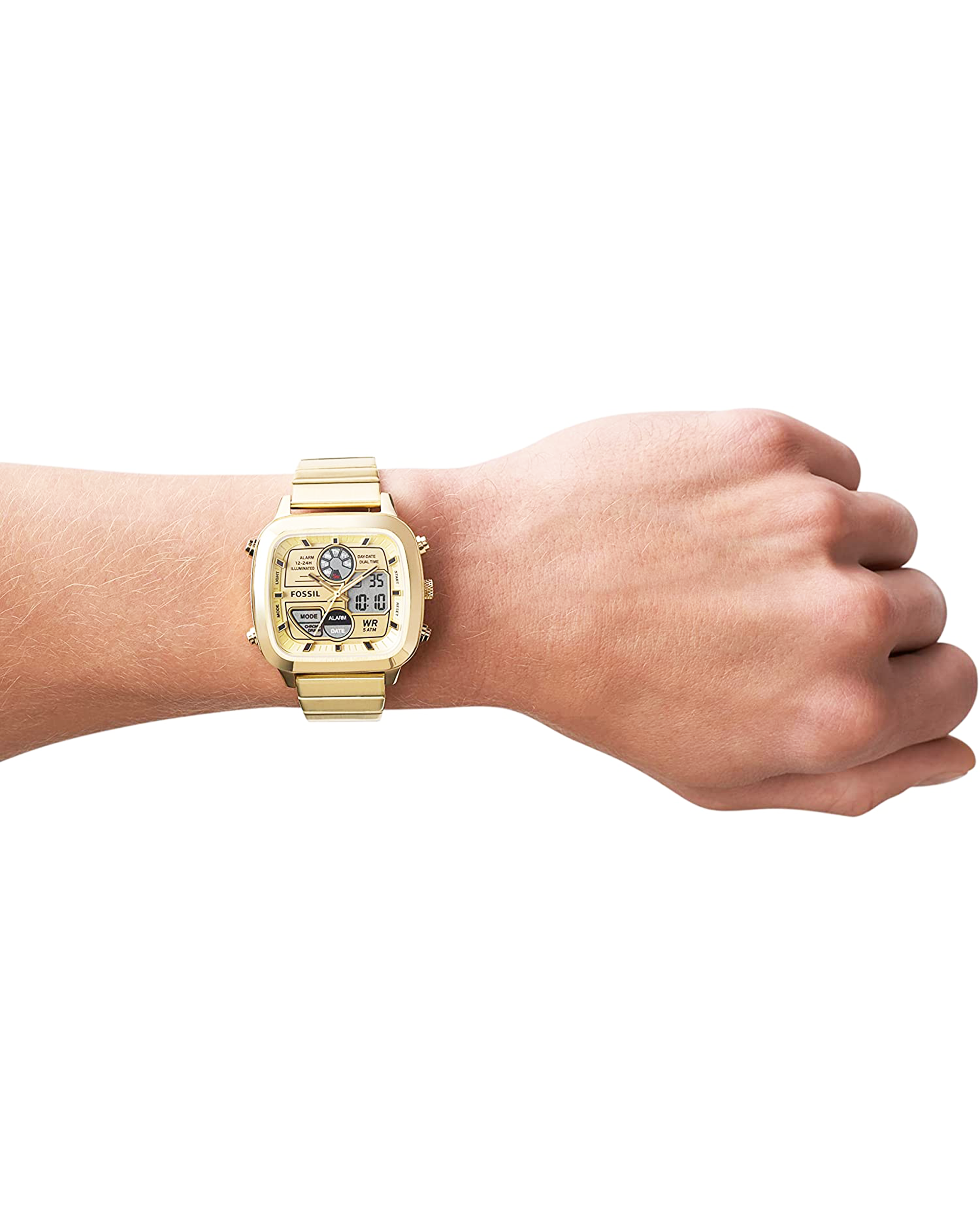 FS5889 Retro Analog-Digital Watch