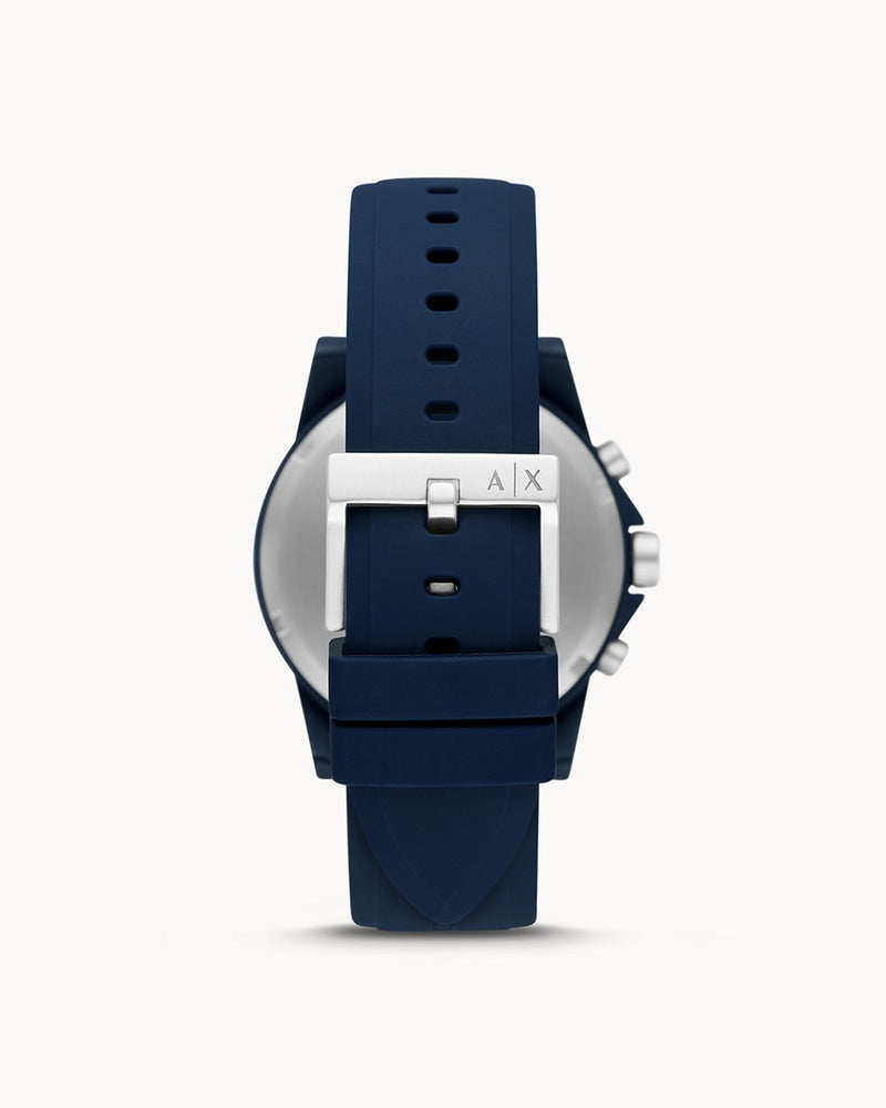 AX7128  Blue Silicone Watch