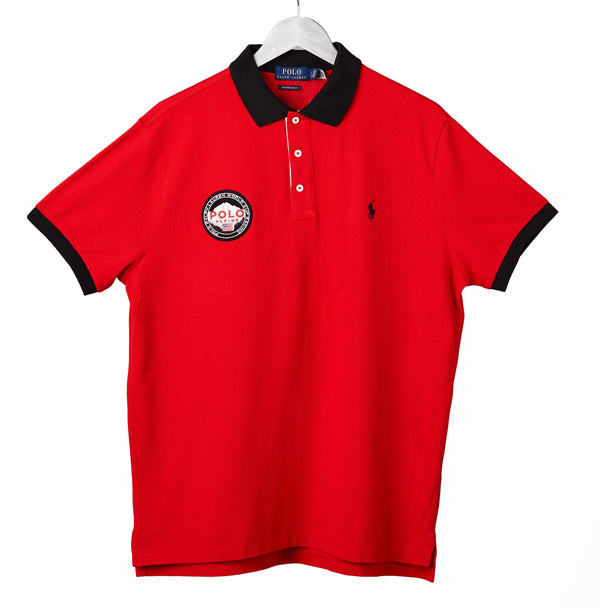 Custom Slim Fit - Red Polo Alpine