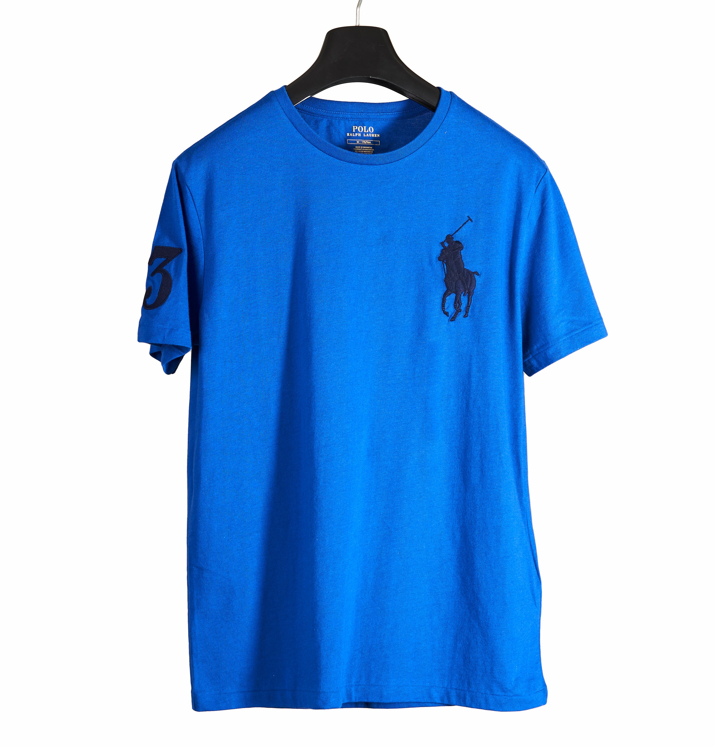 Jersey Crewneck  T-shirt - Royal Blue