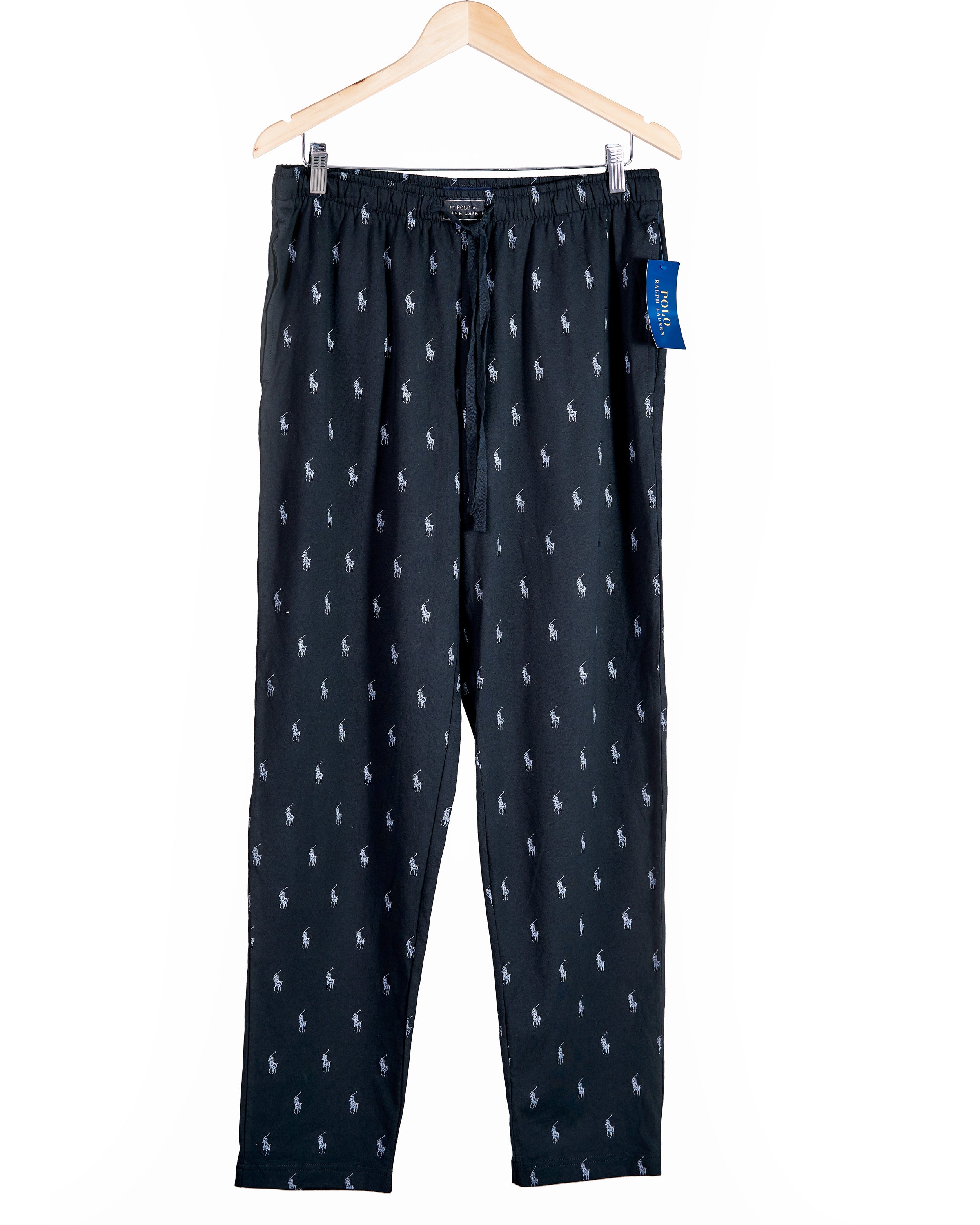 Allover Pony Sleep Pant - Black