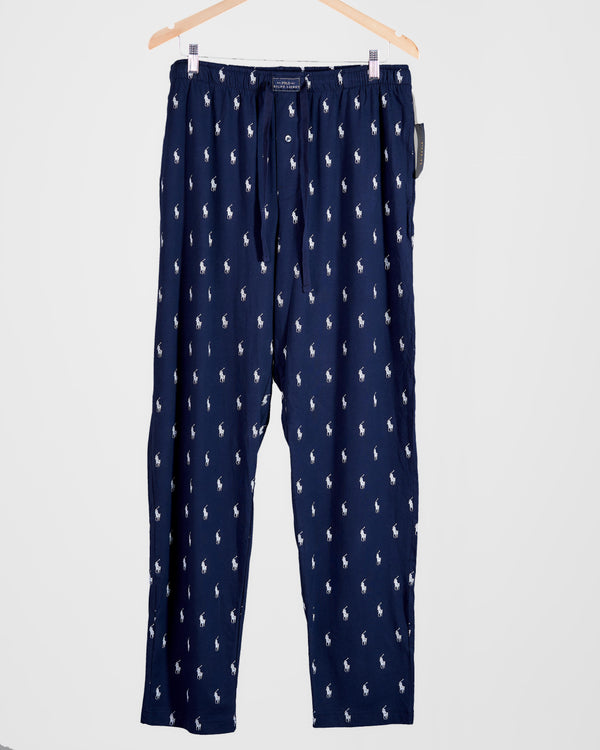 Allover Pony Sleep Pant - Navy