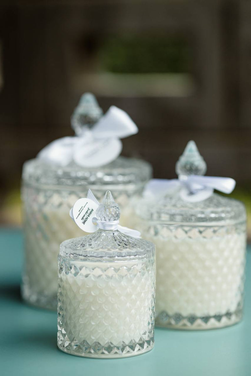 Glass Jar Candle: Rum Punch -L